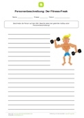 Personenbeschreibung schreiben: Der Fitness-Freak Personenbeschreibung schreiben: Der Fitness-Freak