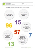Zahlenrätsel: Zahlen mit Kreisen verbinden 01 Zahlenrätsel: Zahlen mit Kreisen verbinden 01